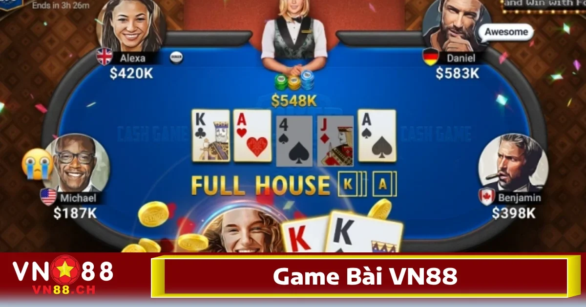 Game Bài VN88 4 Các trò game bài VN88 nên chơi để dễ thắng
