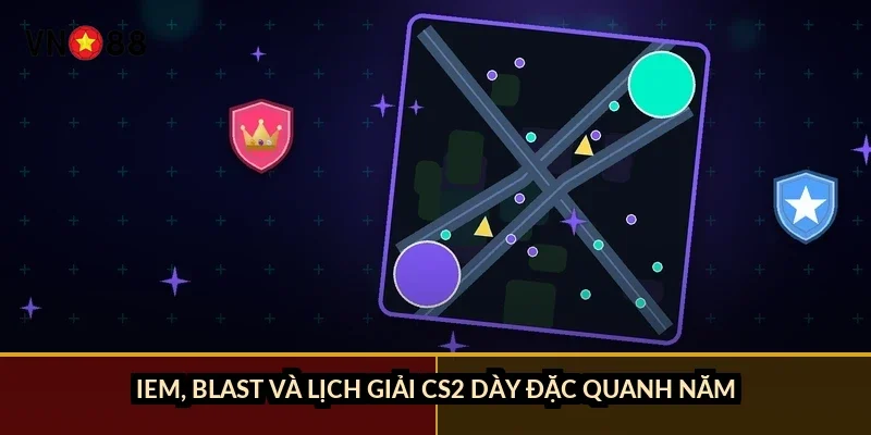 IEM, BLAST và lịch giải CS2 dày đặc quanh năm