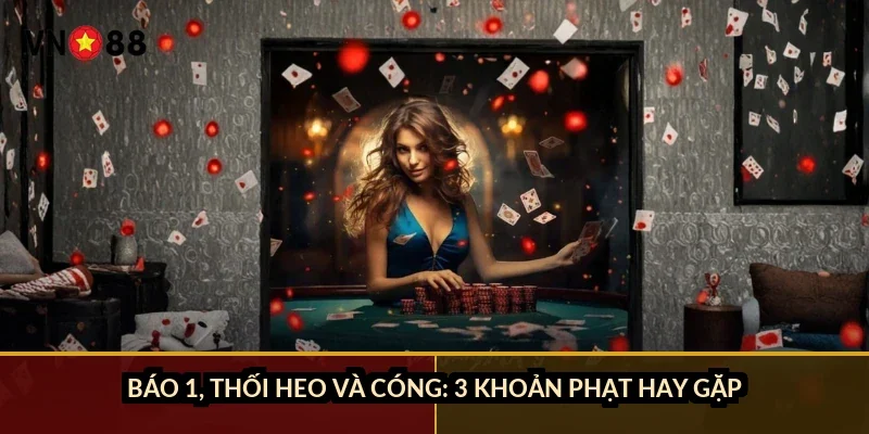 Báo 1, thối heo và cóng: 3 khoản phạt hay gặp